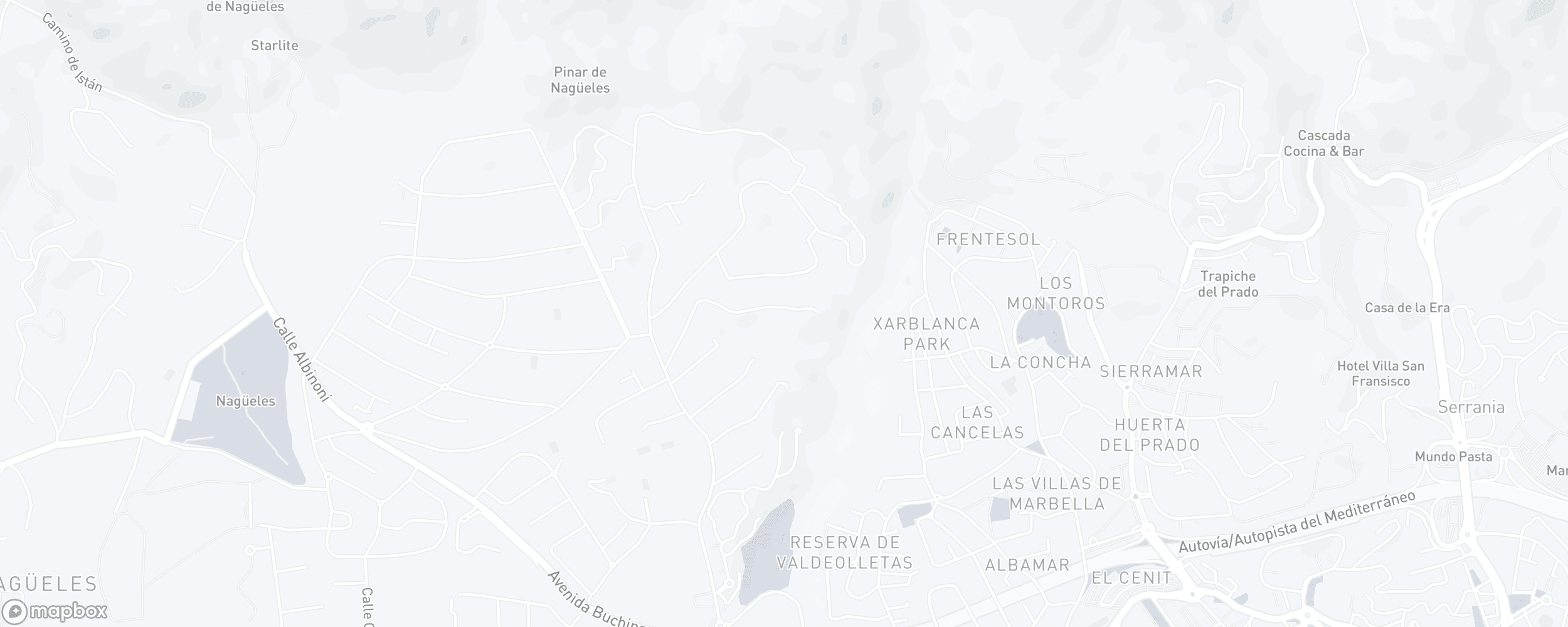 Carte de l'emplacement de la propriété, Condado de Sierra Blanca, Marbella Golden Mile