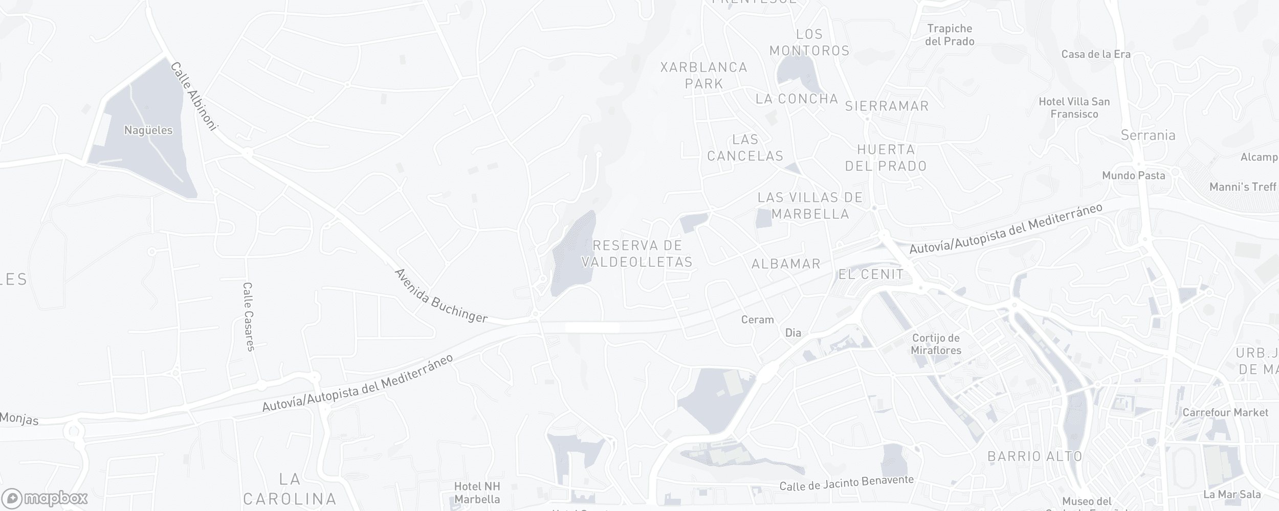 Mapa de ubicación de la propiedad, Valdeolletas, Marbella Ciudad