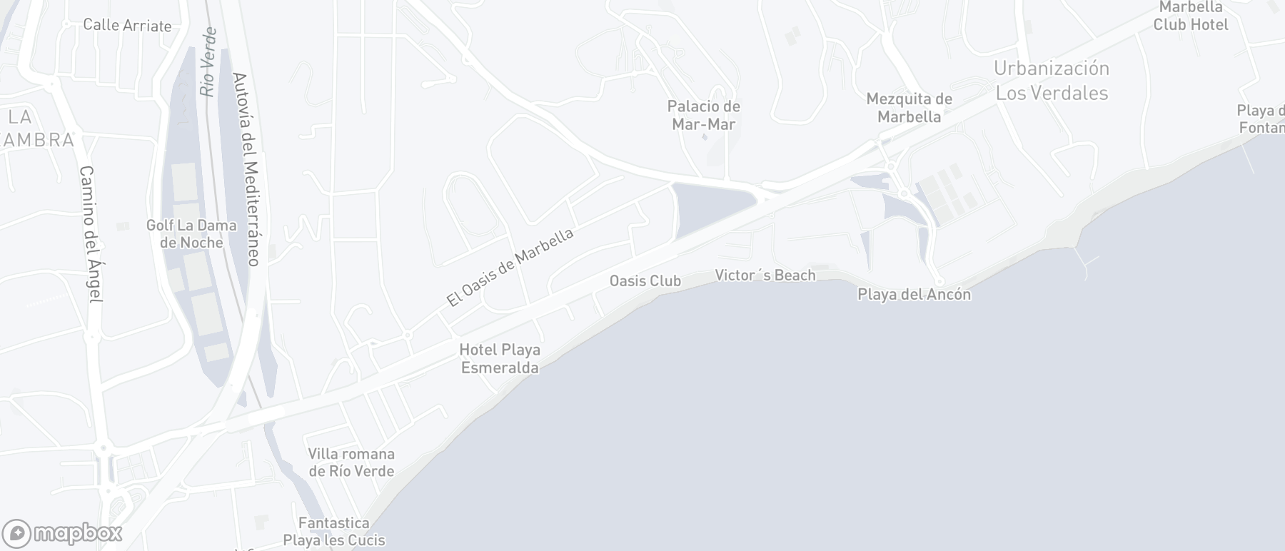 Mapa de ubicación de la propiedad, Oasis de Marbella, Marbella Golden Mile