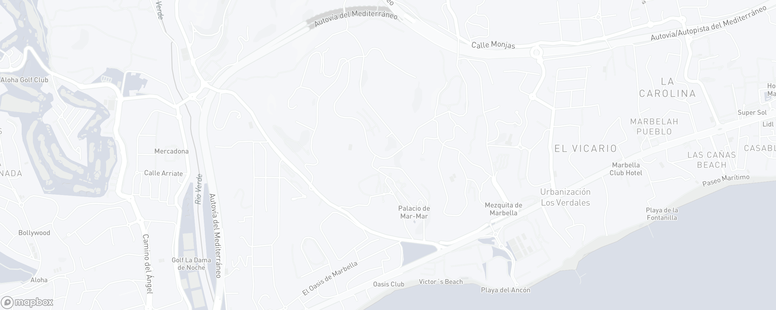 Mapa de ubicación de la propiedad, Coto Real II, Marbella Golden Mile