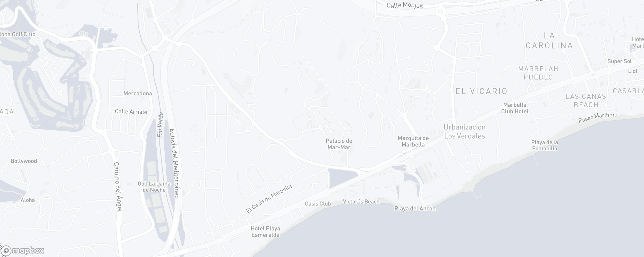 Mapa de ubicación de la propiedad, Las Lomas del Marbella Club, Marbella Golden Mile