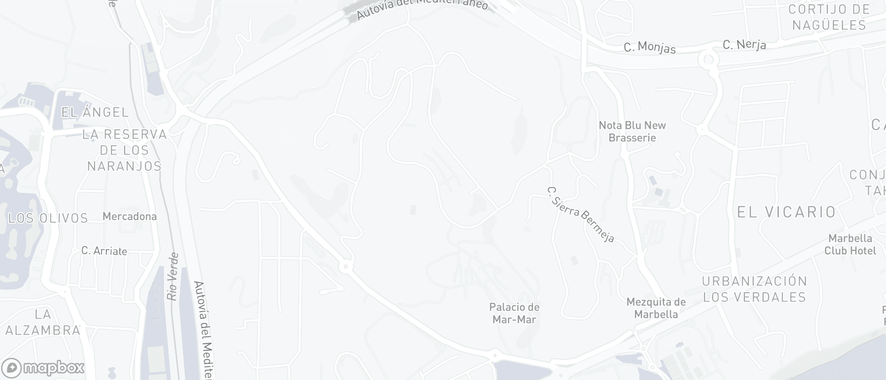 Property Location Map, El Ancon Sierra, Marbella Golden Mile