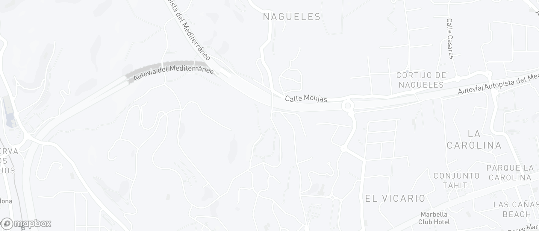 Carte de l'emplacement de la propriété, La Quinta del Virrey, Marbella Golden Mile