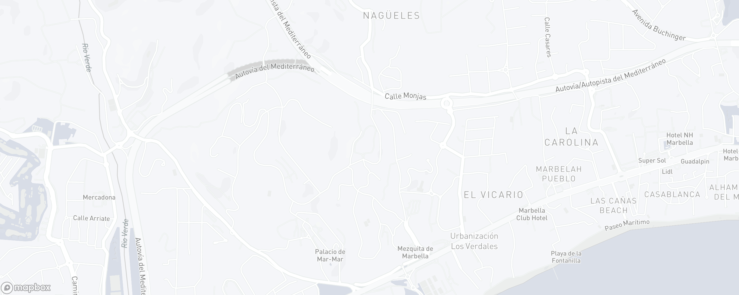 Mapa de ubicación de la propiedad, Monte Paraiso, Marbella Golden Mile