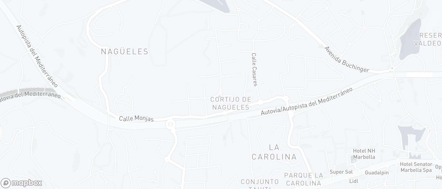 Mapa de ubicación de la propiedad, Nagüeles, Marbella Golden Mile