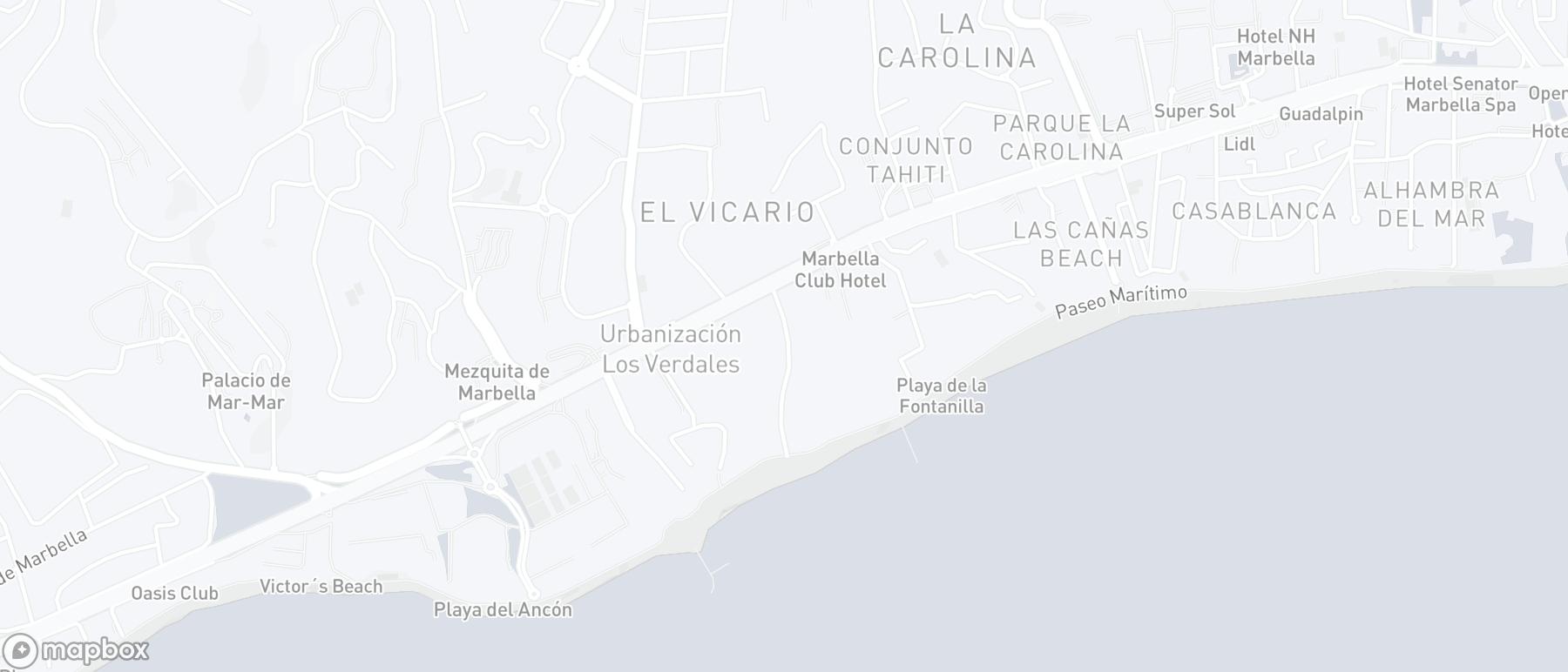 Lageplan der Immobilie, Las Torres, Marbella Goldene Meile