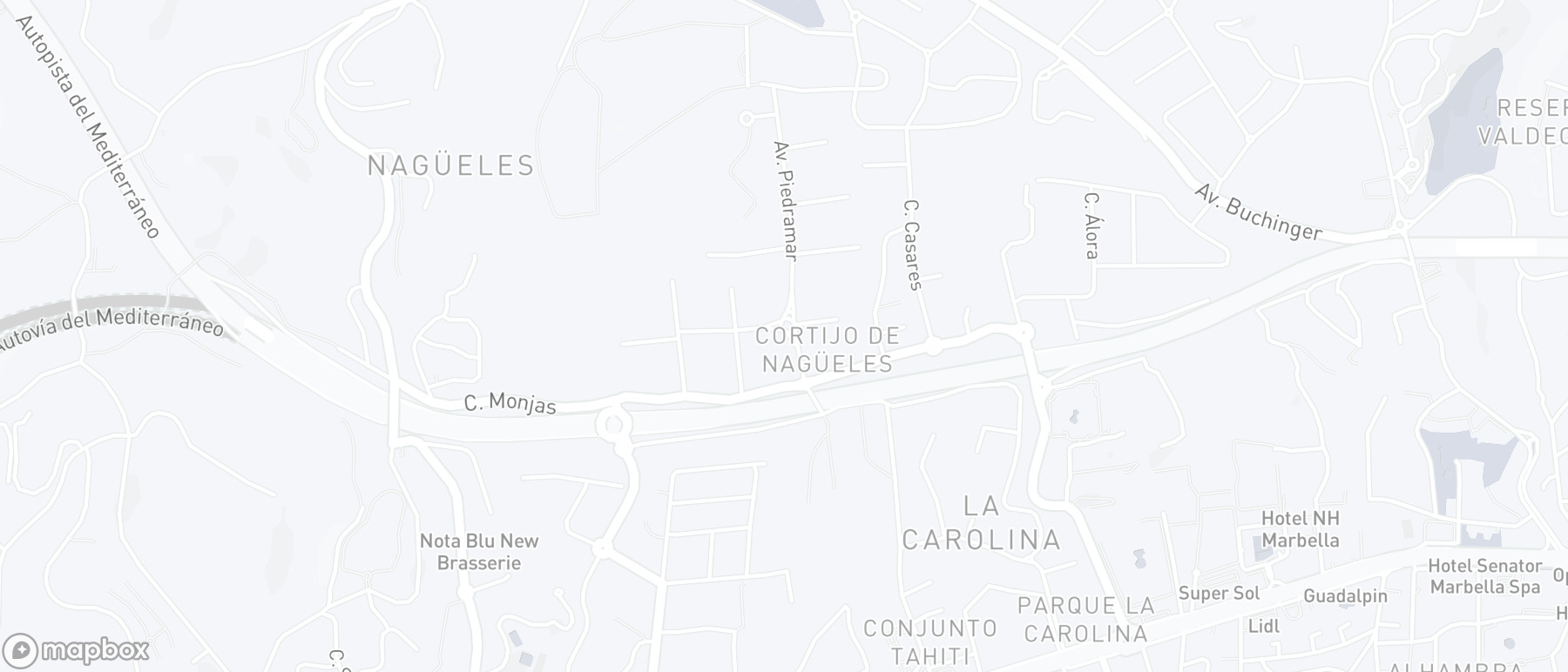 Lageplan der Immobilie, Arroyo de las Piedras, Marbella Goldene Meile