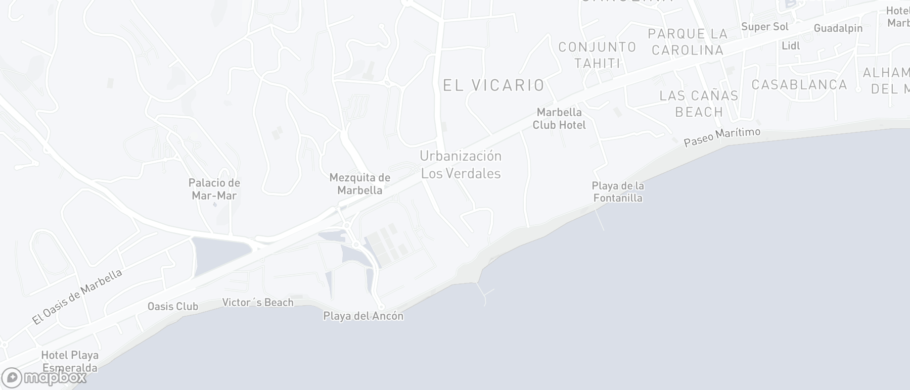 Mapa de ubicación de la propiedad, Balcones de Puente Romano, Marbella Golden Mile