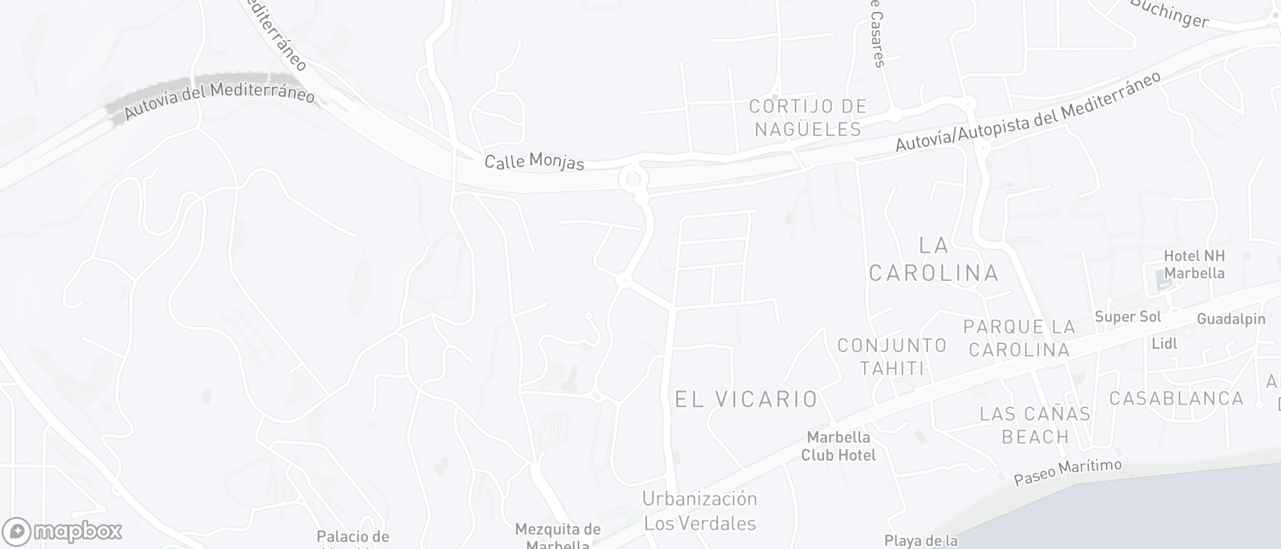 Carte de l'emplacement de la propriété, Altos de Salamanca, Marbella Golden Mile