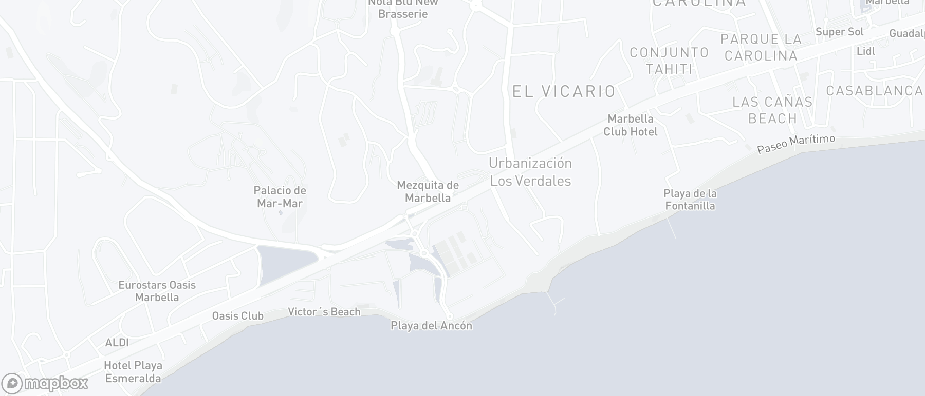 Property Location Map, Marbella Golden Mile