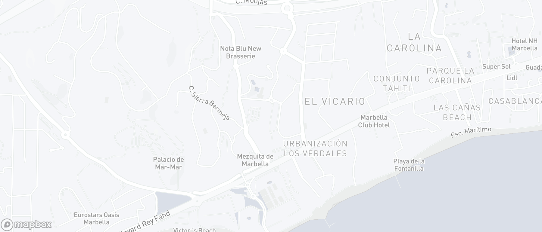 Carte de l'emplacement de la propriété, Lomas de Puente Romano, Marbella Golden Mile