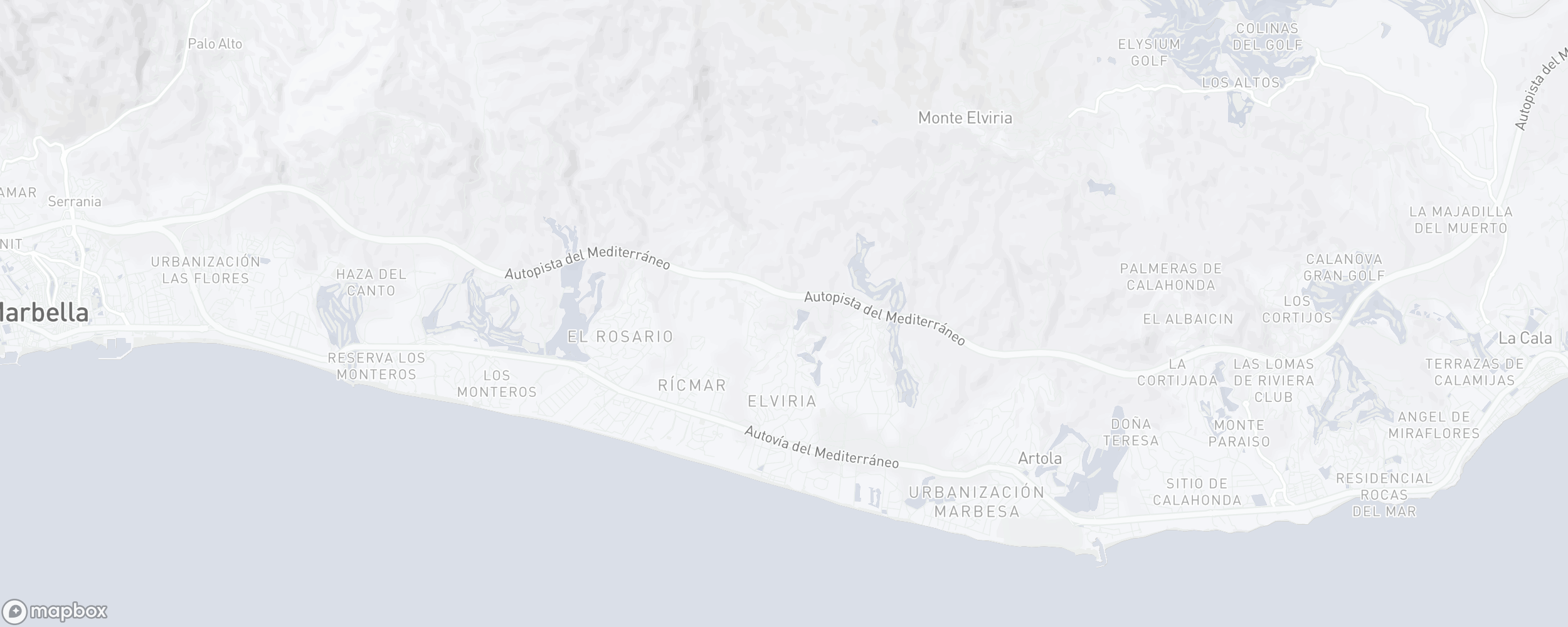 Lageplan der Immobilie, Marbella Ost