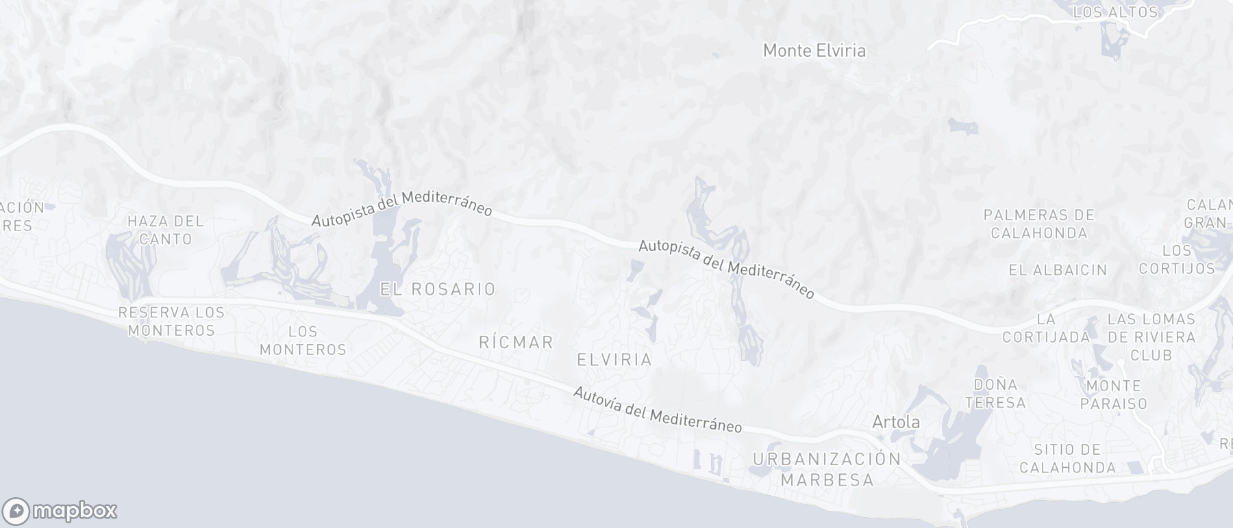 Carte de l'emplacement de la propriété, Marbella Est