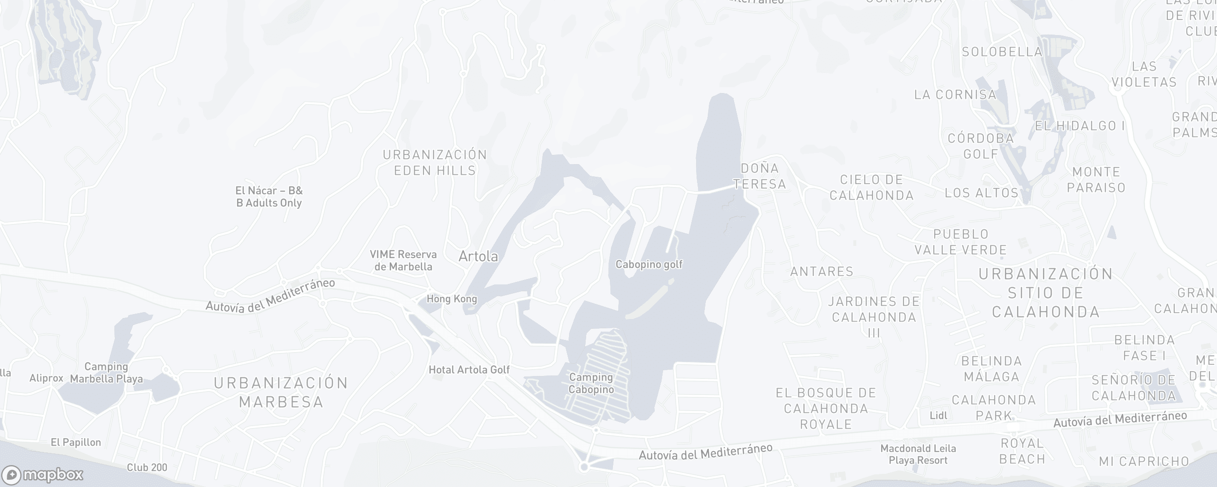 Mapa de ubicación de la propiedad, The Cape, Marbella Este