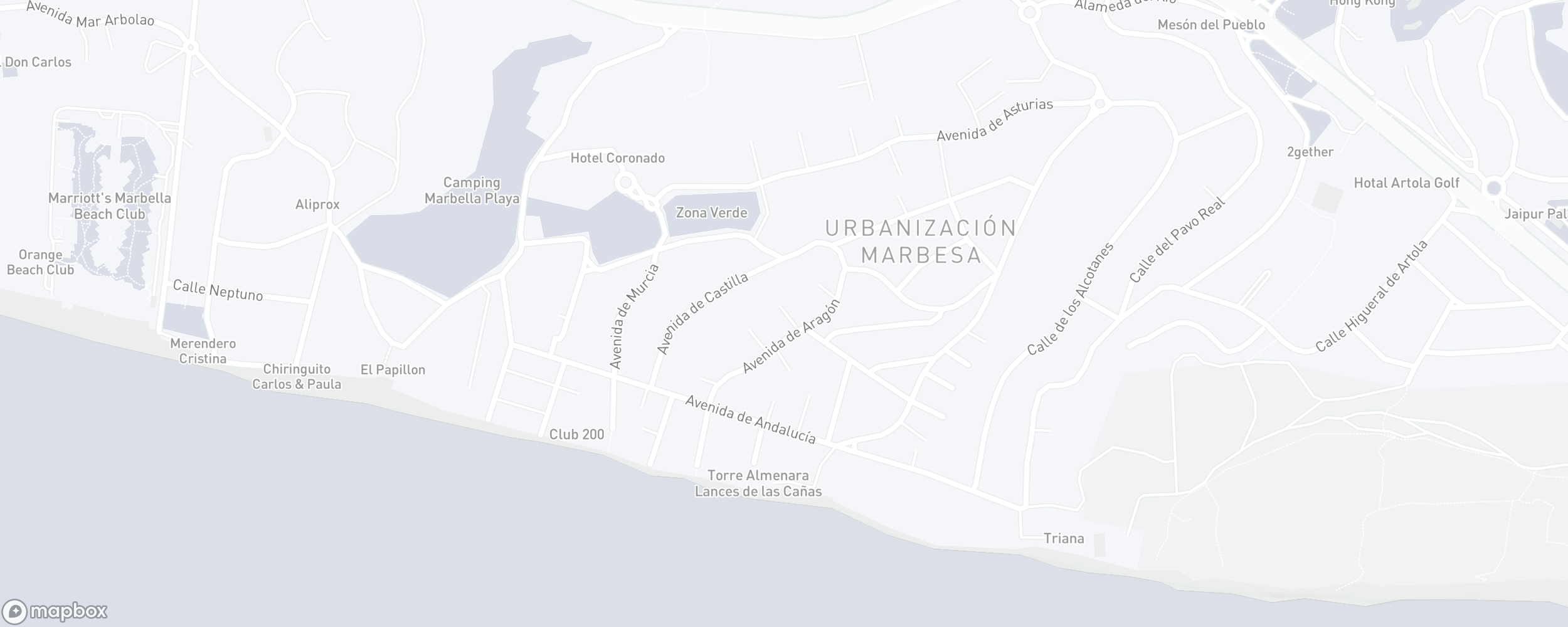 Mapa de ubicación de la propiedad, Marbesa, Marbella Este