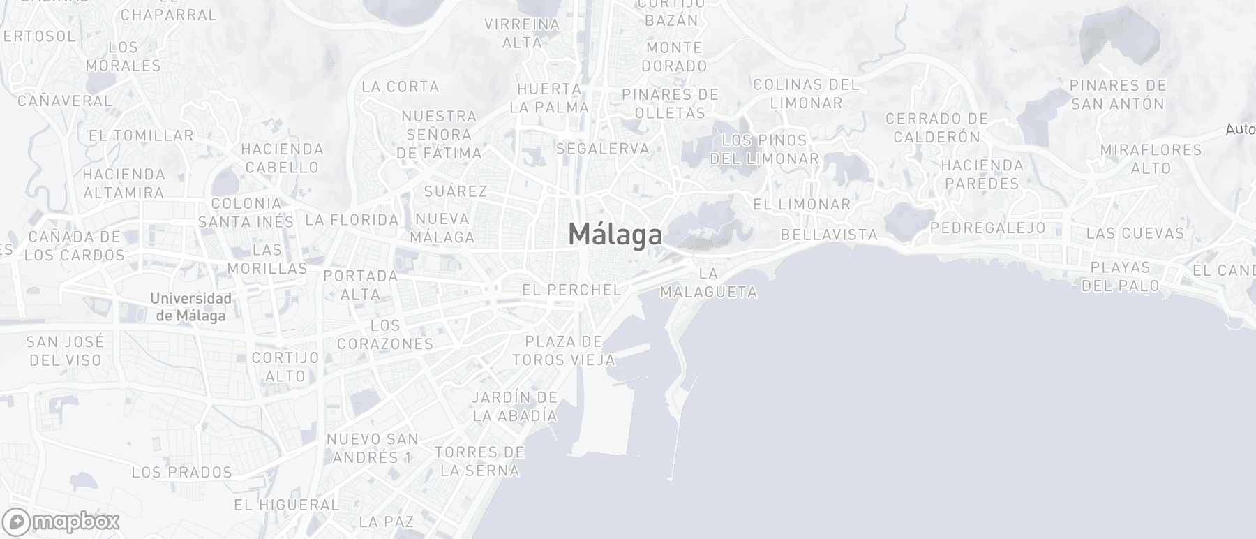 Carte de l'emplacement de la propriété, Malaga