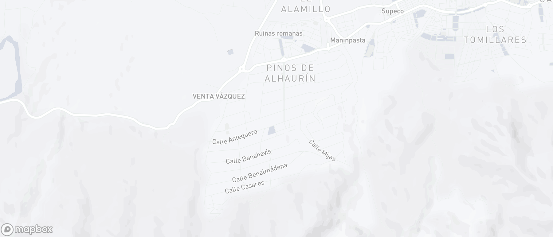 Carte de l'emplacement de la propriété, Pinos de Alhaurín, Alhaurin de la Torre